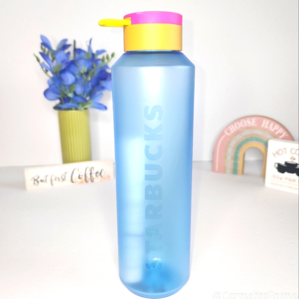 💙🩷💛 Starbucks 🥤Water Bottle ☆》NWT《☆